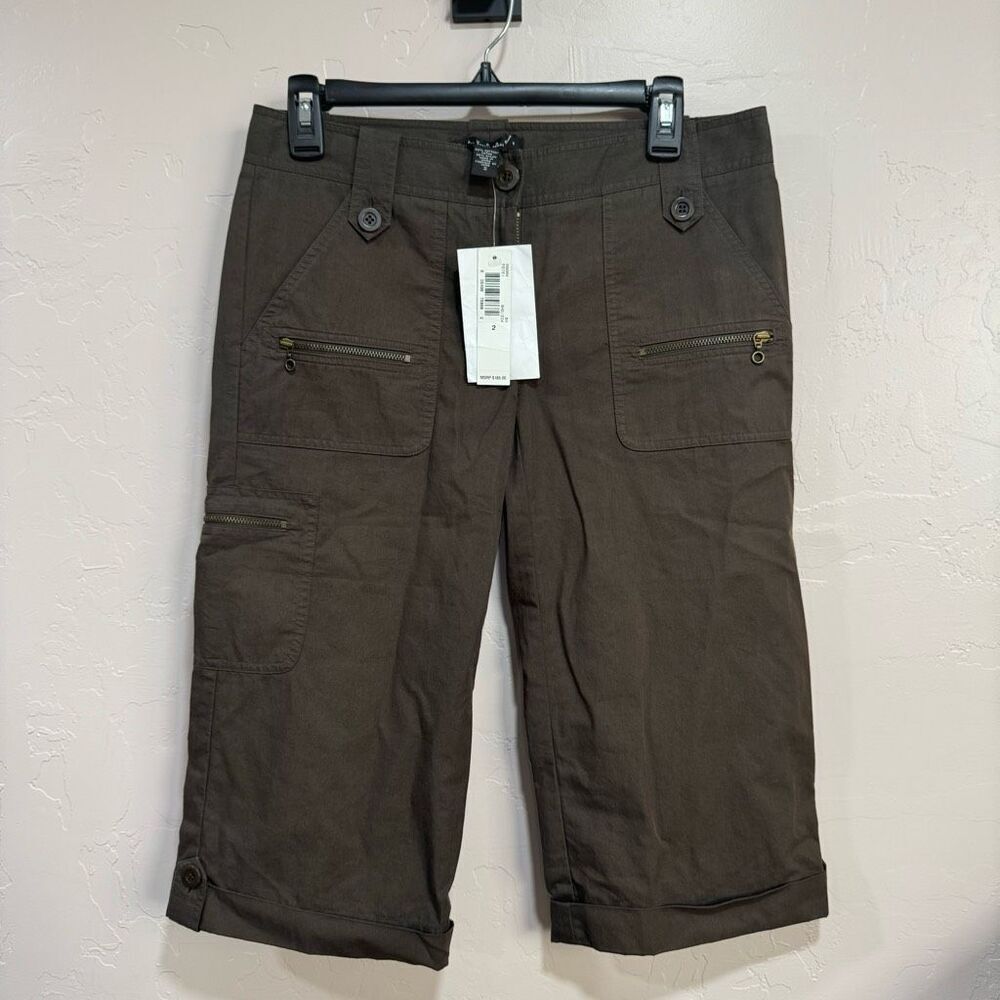 laundry by shelli segal shorts new cargo size 2